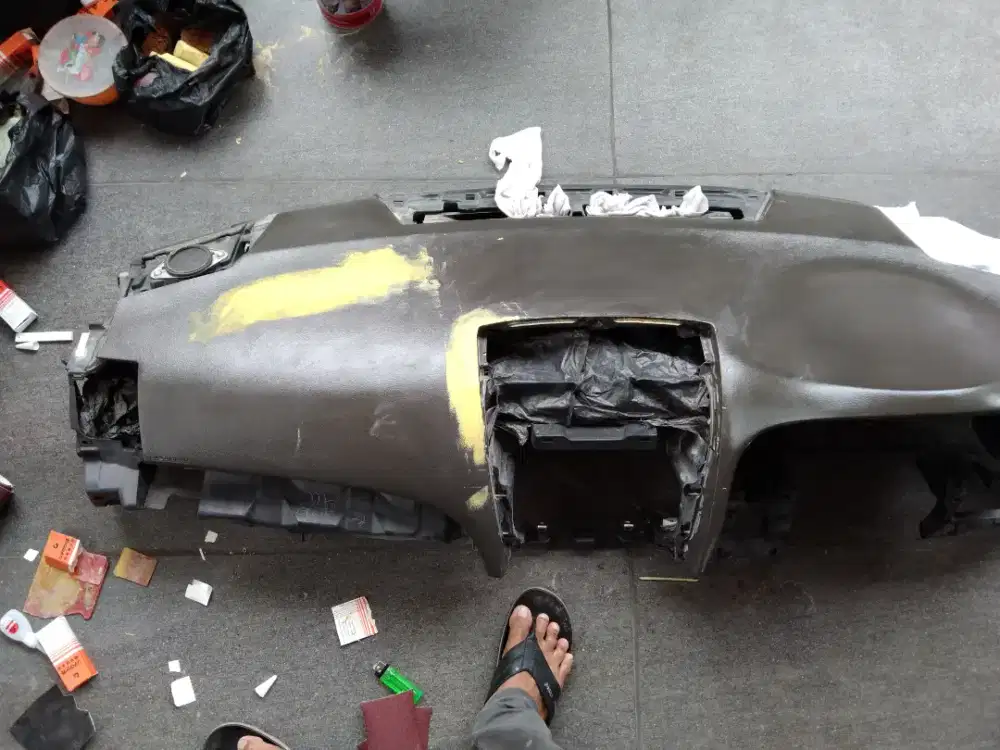 Retrim dashboard retak lengket Vellfire ,Harrier, Camry ,Alphard