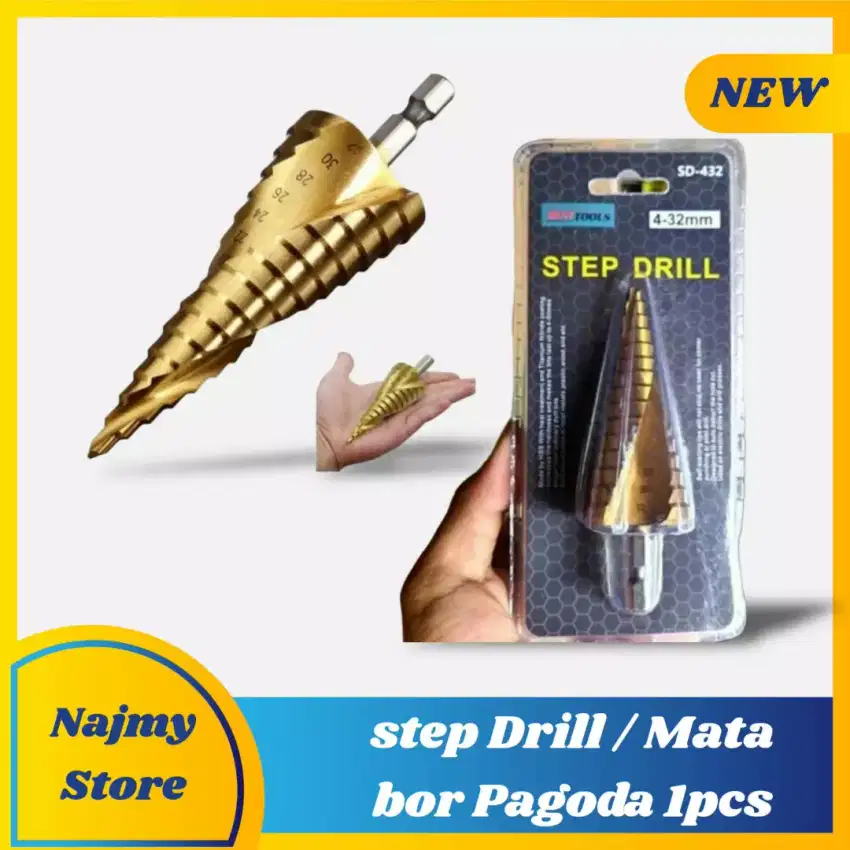 Step drill mata bor 1 pcs