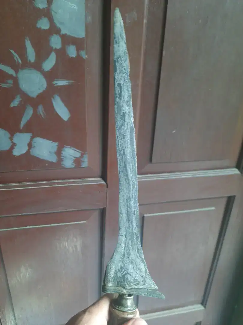 Keris brojol majapahit sepuh full pamor