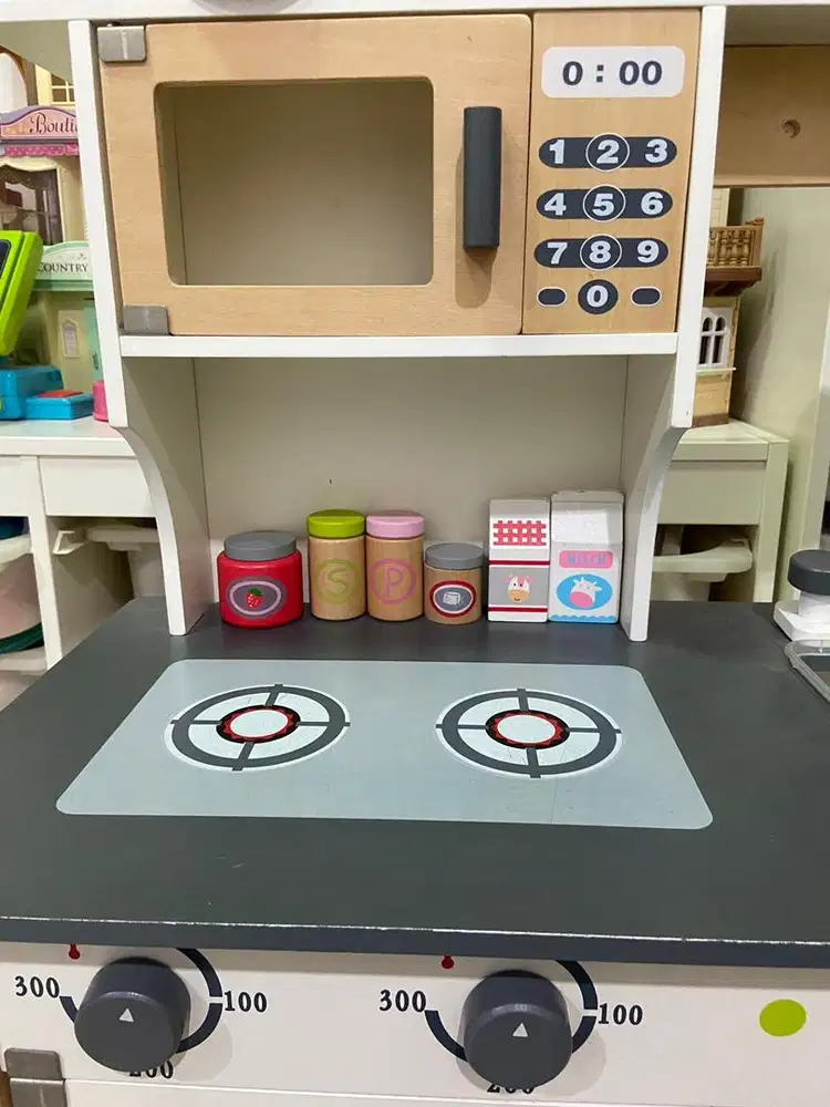 Kitchen set Wood / Dapur mainan anak Kayu preloved