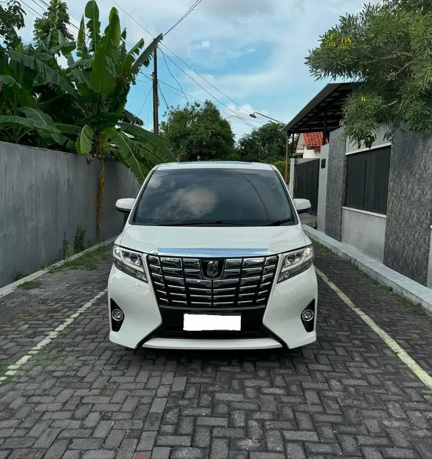 LOW KM 30rb !! Toyota Alphard G AT 2016 an Sendiri