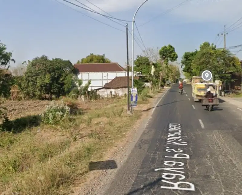 Lahan kosong nol jalan raya pasar kedamean gresik