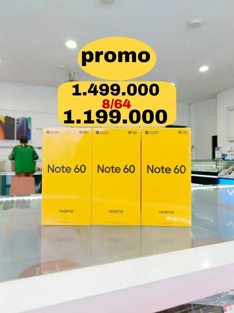 Realme note 60 ready kakak bos