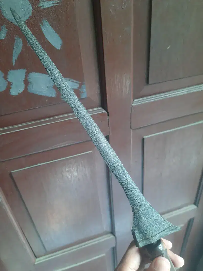 Keris brojol majapahit pamor mrambut