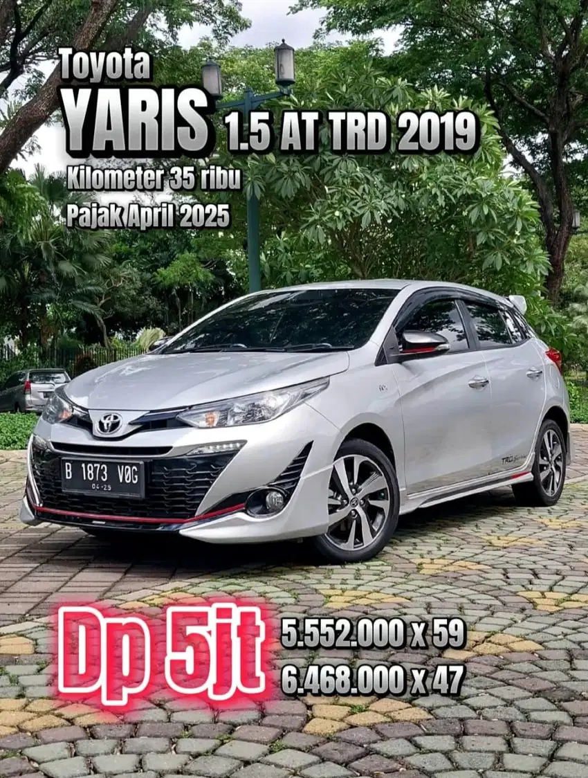 TOYOTA YARIS S TRD 1.5 2019 AT - DP 5JT