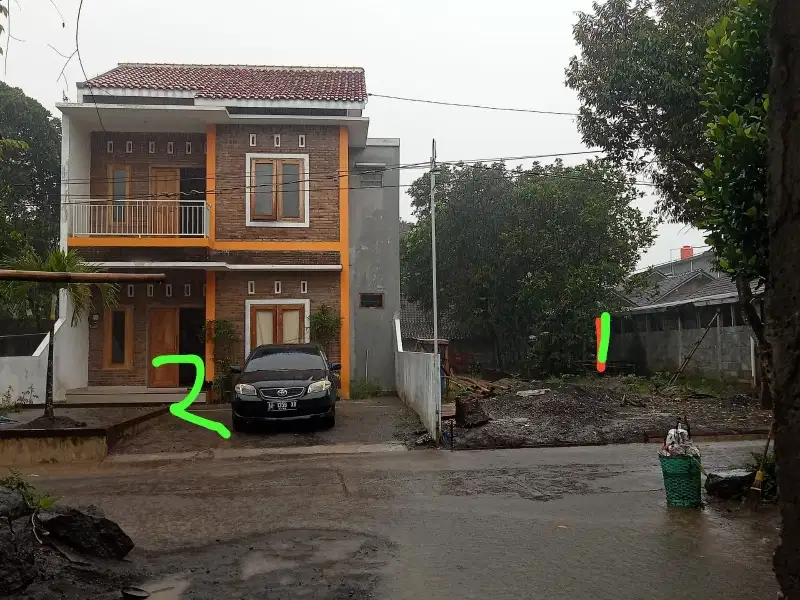 DIJUAL RUMAH 2 LANTAI DI BOROBUDUR SIAP HUNI&TANAH KAVLING SEBELAHNYA