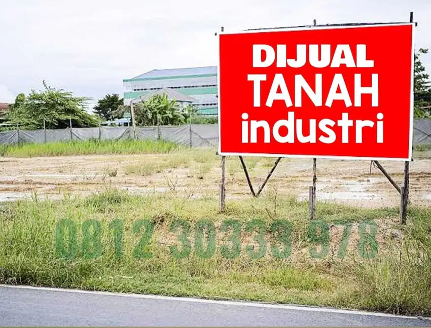 JUAL TANAH INDUSTRI 6,5HA KERTOSONO NOL JALAN PROVINSI, NGANJUK