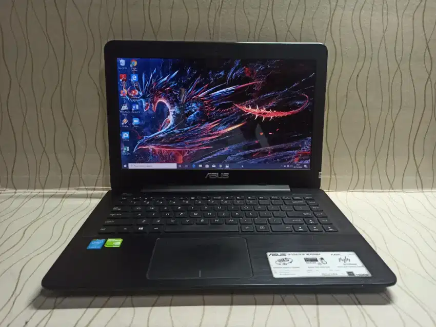 Laptop sekolah /karyawan.. Asus X455L Core i5 Gen5 /8gb/128 gb/NVIDIA