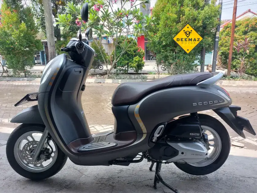 (DP 500 Rb)‼️ Honda Scoopy Stylish Keyless Cokelat Doff 2021