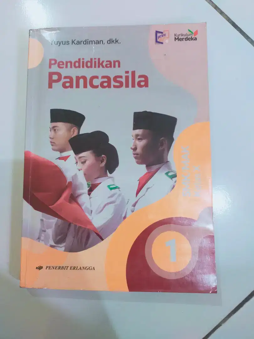 Buku PPKn Kelas 10 SMK/MAK ERLANGGA KURIKULUM MERDEKA