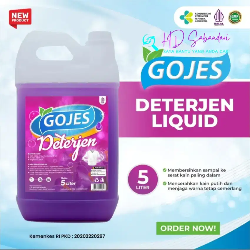 Deterjen Cair Gojes 5 liter