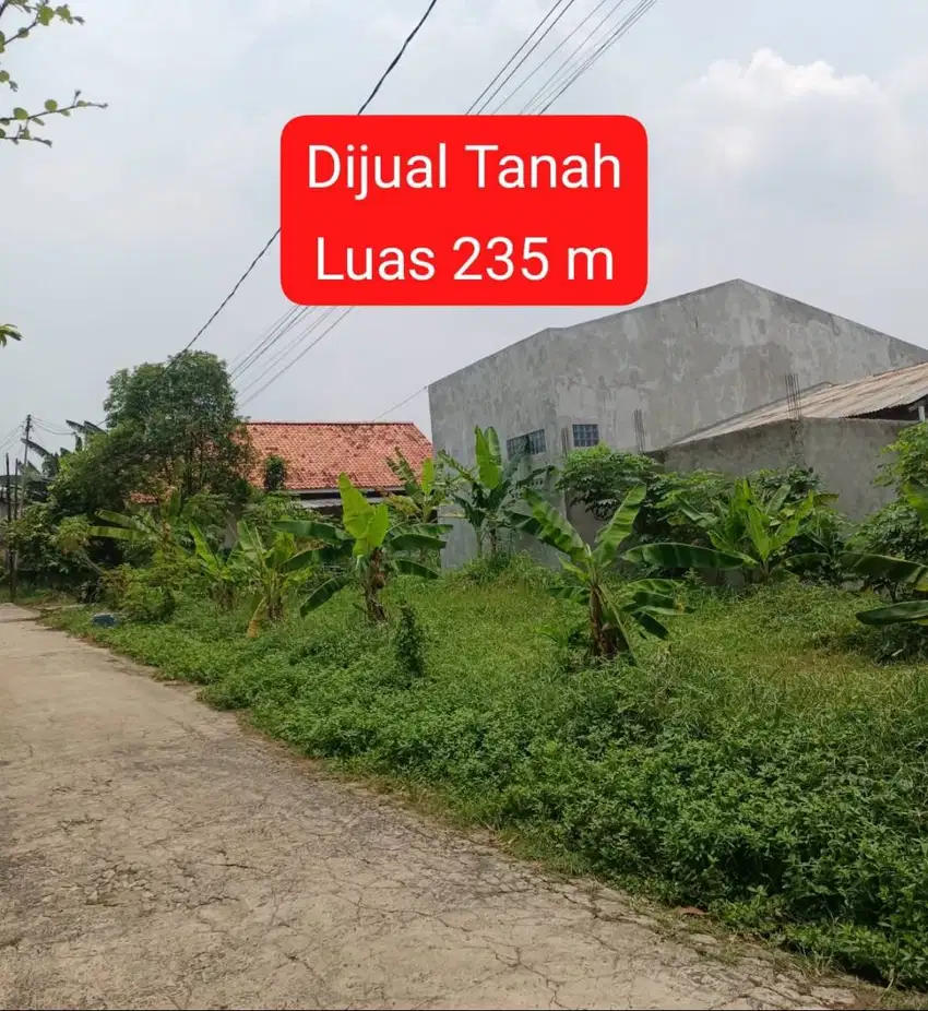 Dekat STAN Keuangan, Dijual Tanah sukabangun