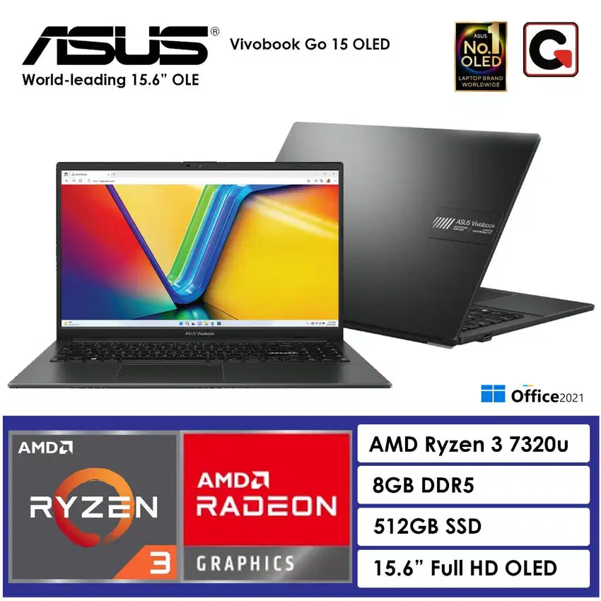 ASUS VIVOBOOK GO 15 OLED RYZEN 3