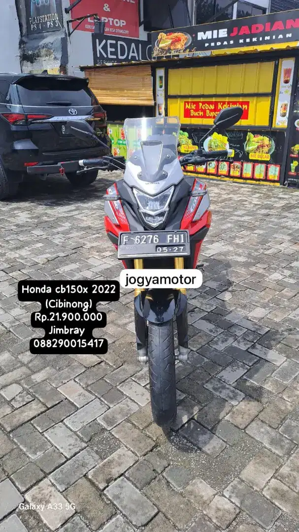 Honda cb150x th 2022 cash atau kredit