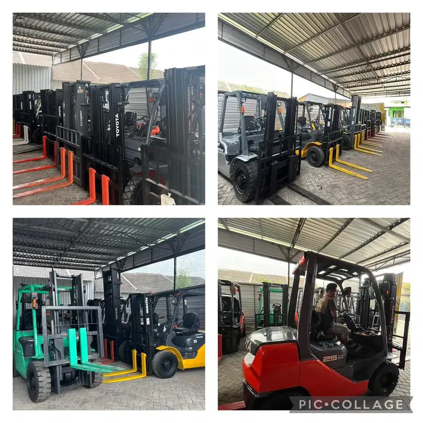 Forklift bekas toyota komatsu mitsubishi