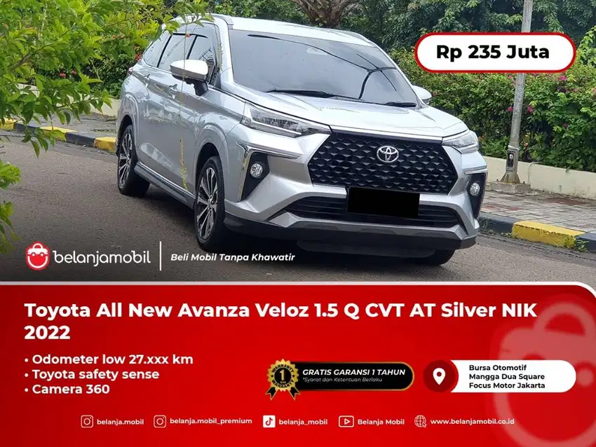 [TSS] Toyota All New Avanza Veloz 1.5 Q CVT Camera360 AT NIK 2022/2023