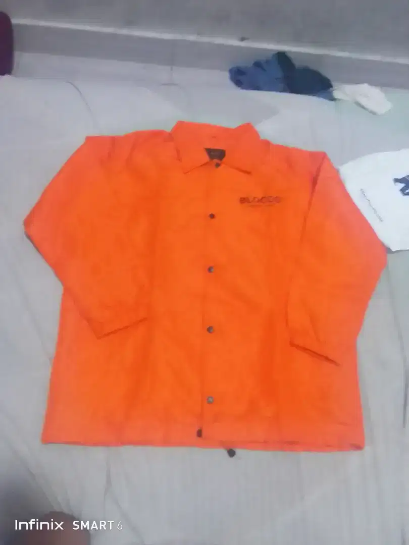 Jaket Bloods Original size XL orange Parasut