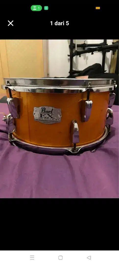 Snare pearl ex 13 x 6.5 secondstuff