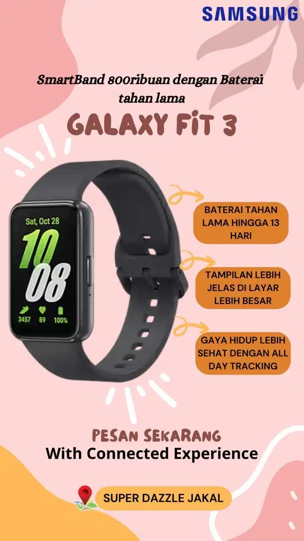 SAMSUNG GALAXY FIT 3 NEW SEGEL !!  GARANSI RESMI 1 Tahun