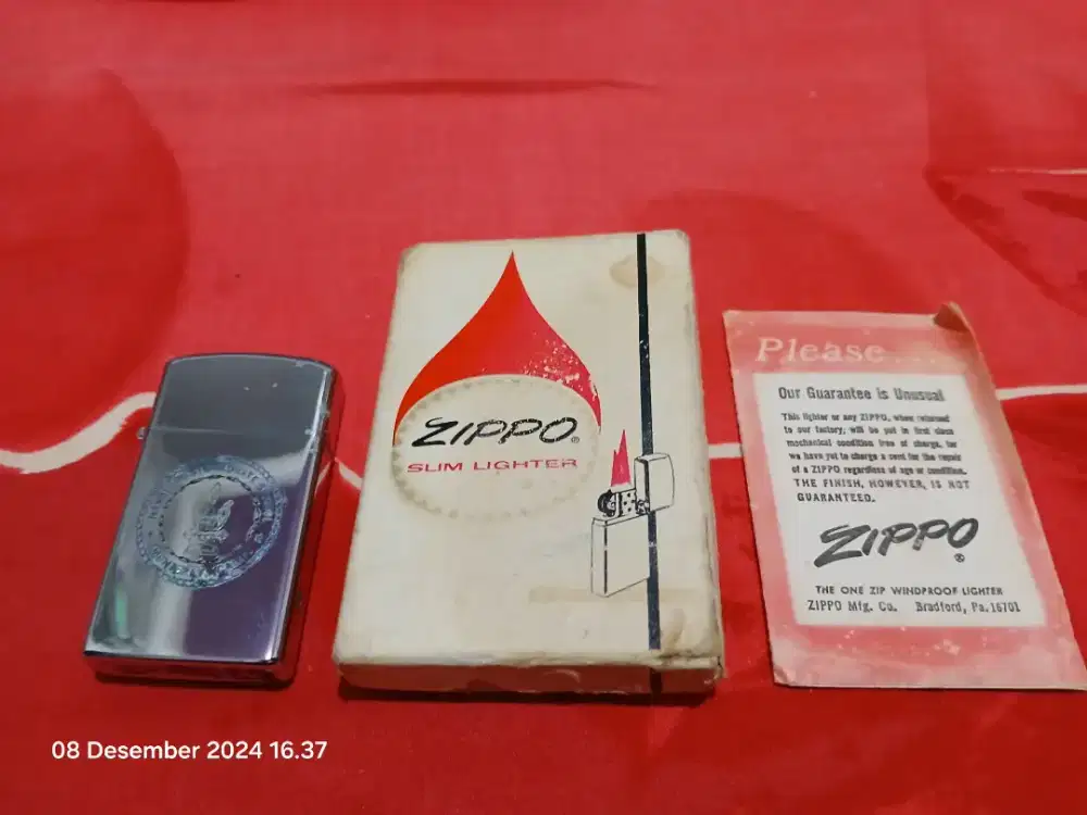 ZIPPO ORIGINAL 1974 KOLEKSI 0 % PEMAKAIAN