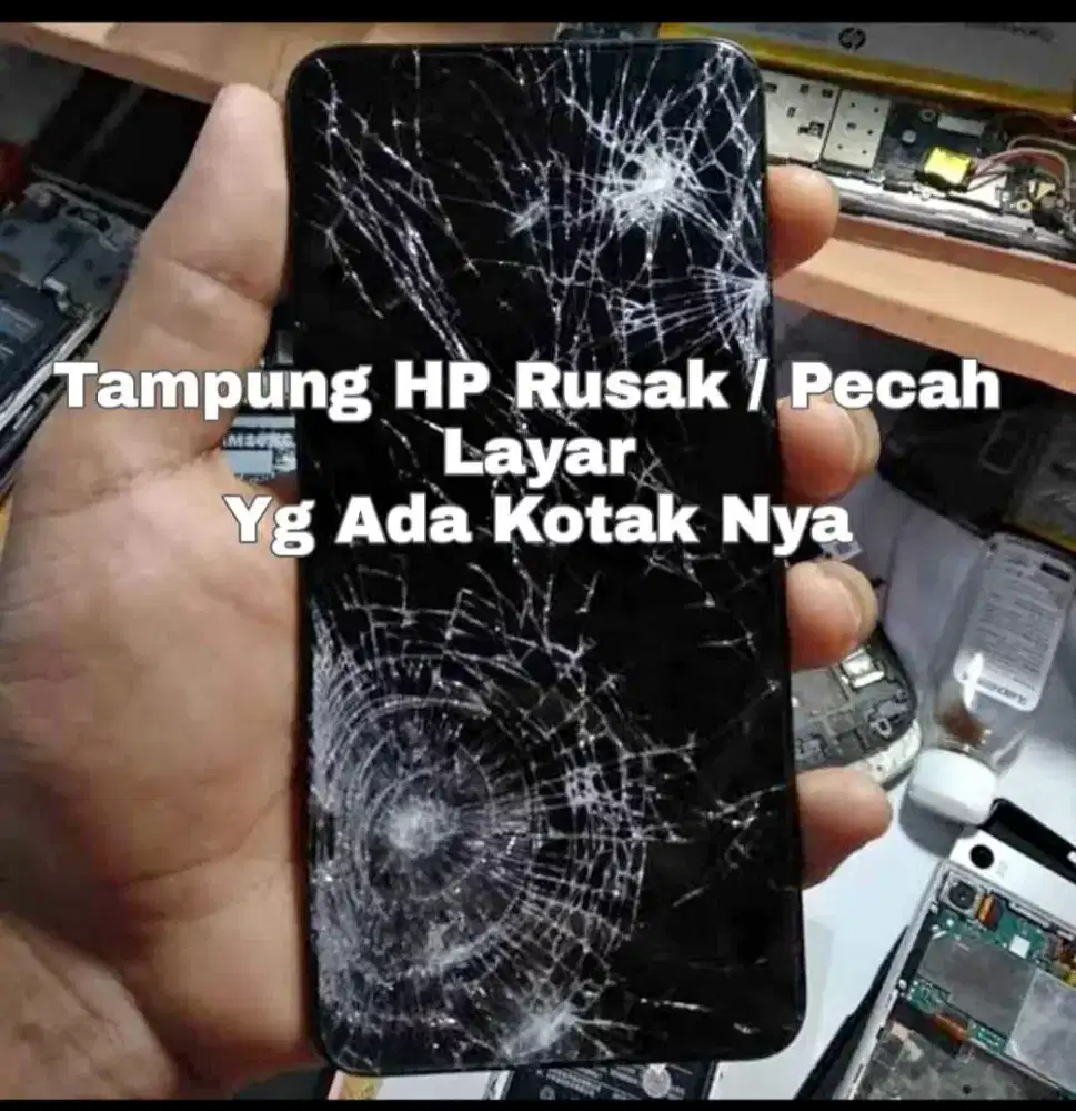 Barangkali ada HP pecah layar di rumah boleh ajukan aja