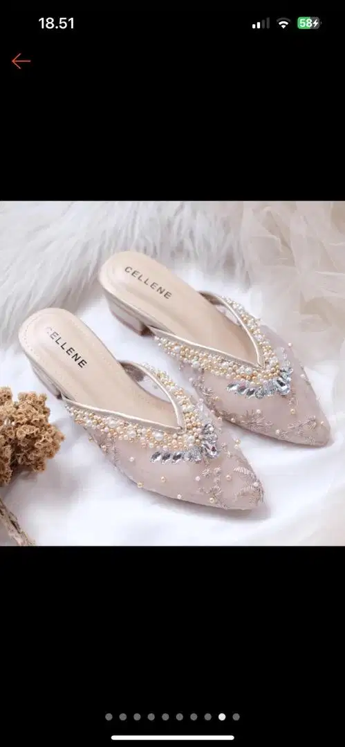 Sandal wedding payet