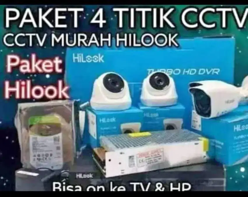 PAKET KAMERA CCTV LENGKAP GRATIS JASA PASANG