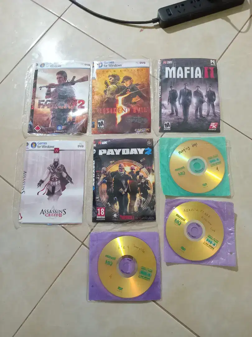 Koleksi DVD Kaset Game Pc Ramah buat pc/laptop spek low end