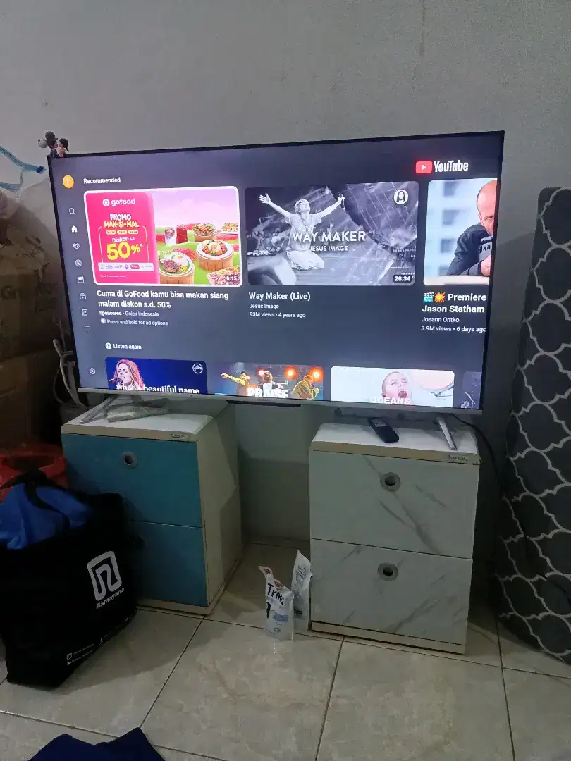 Smart tv merk Coocaa 50