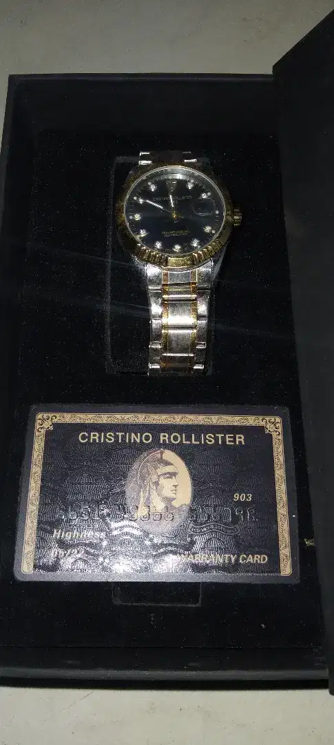 Jam tangan Cristino Rollister 1953 (bukan Tag Heuer atau Rolex)