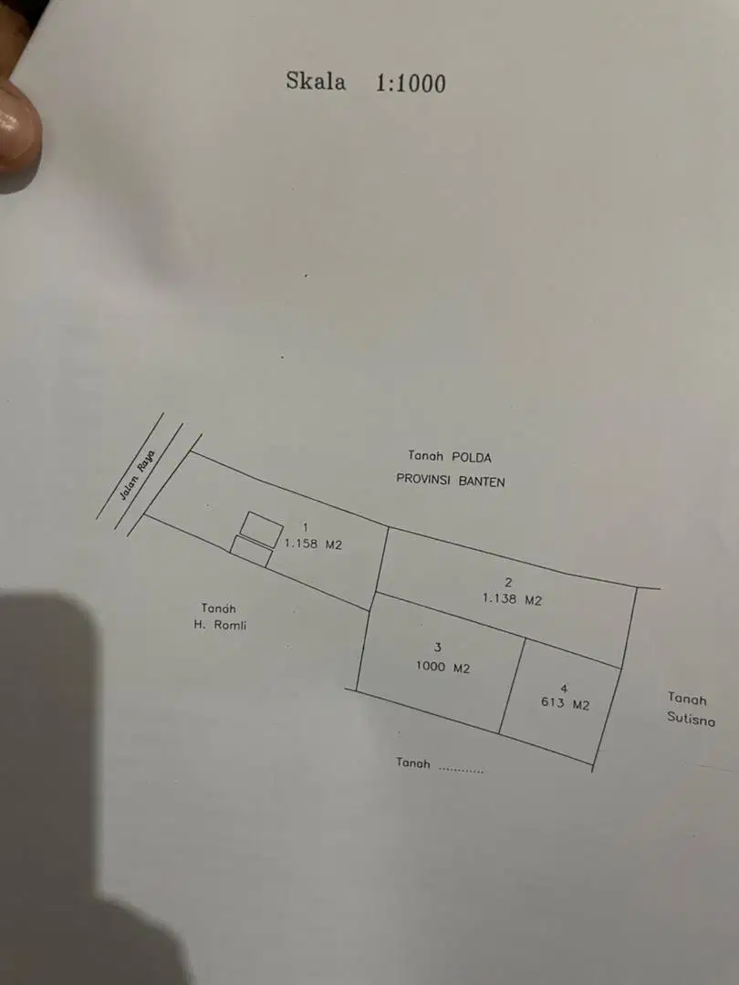 DIJUAL TANAH DISAMPING POLDA BANTEN PERSIS