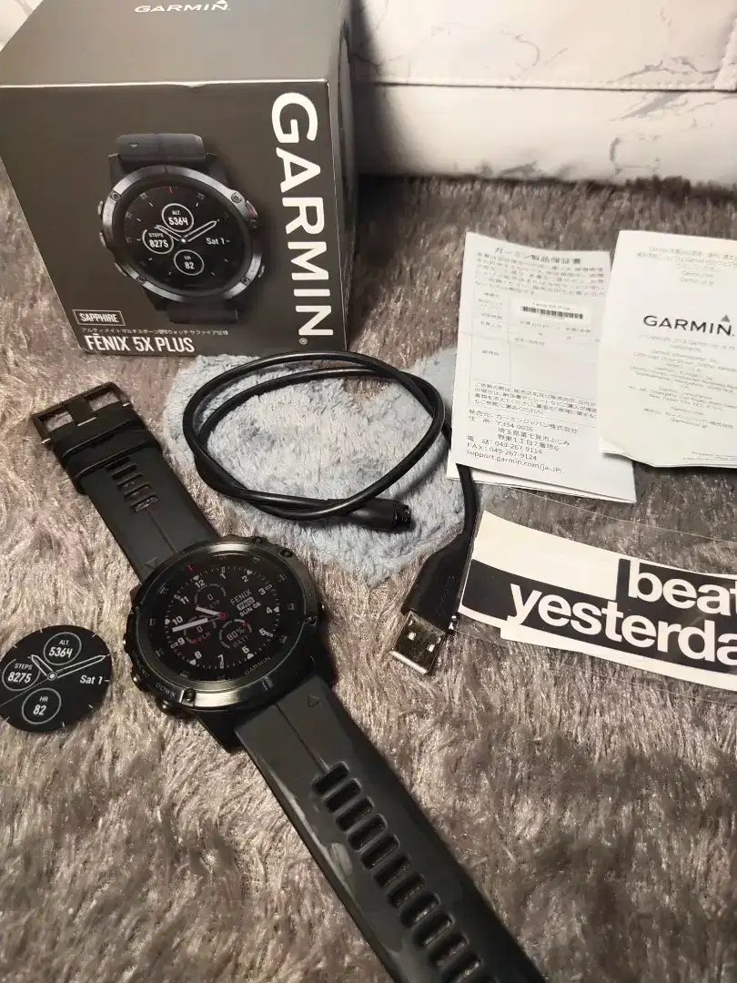 Garmin Fenix 5x Plus Sapphire DLC Original