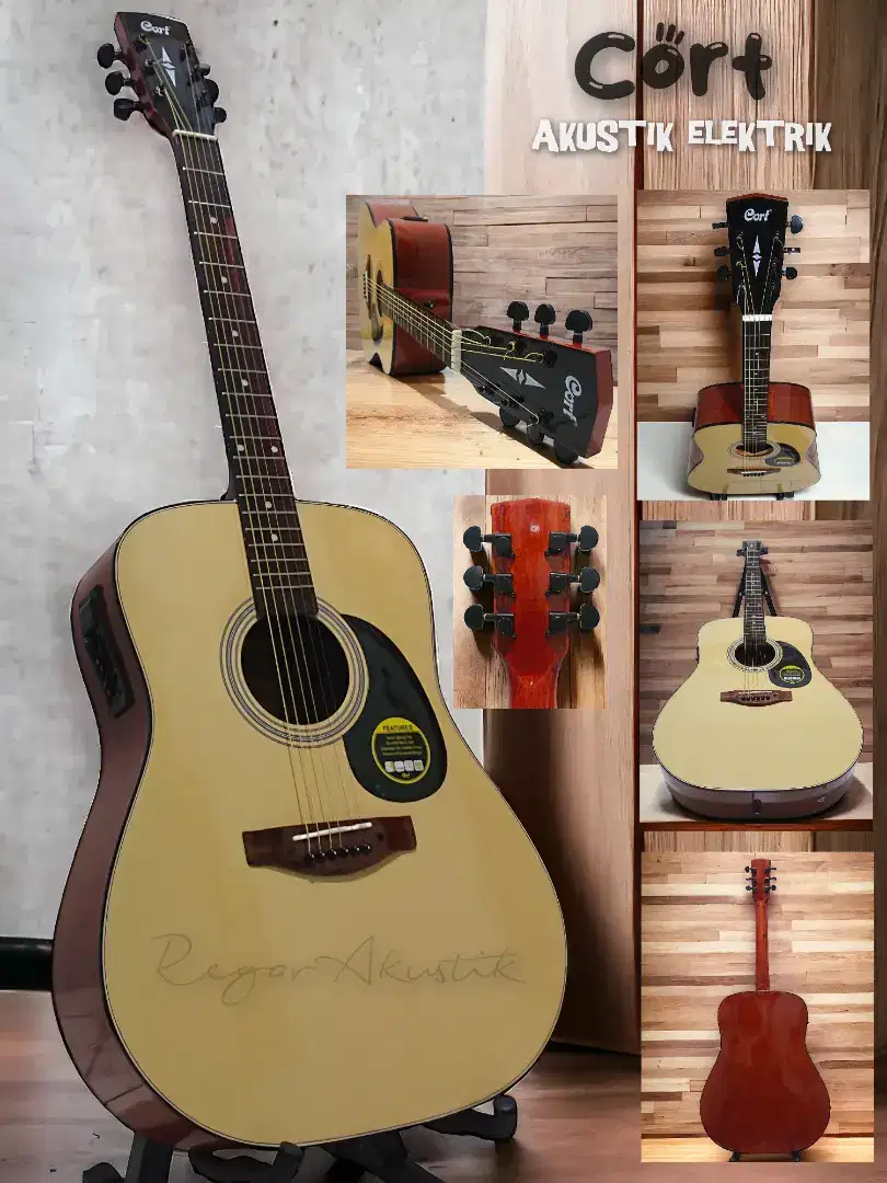 Gitar akustik elektrik Cort