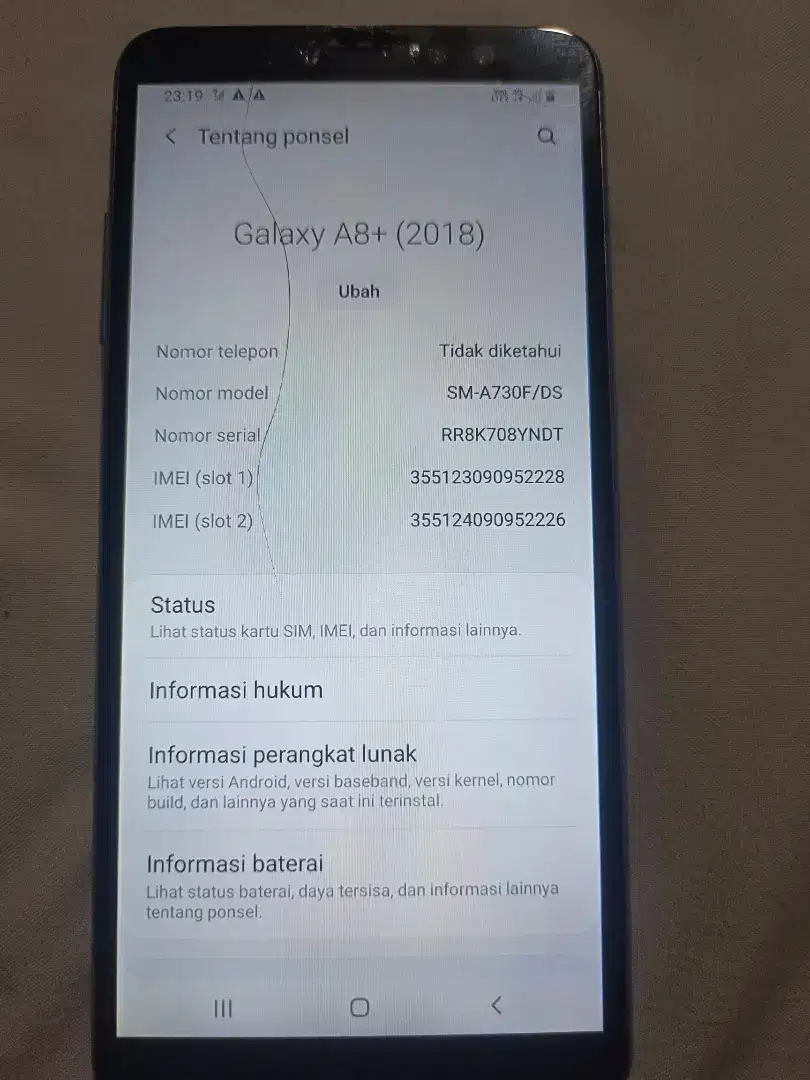 samsung galaxy a8+ (2018)