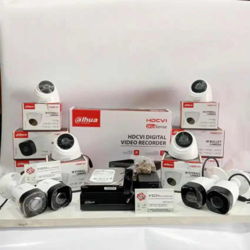 Pasang camera cctv dahua 2mp harga murah