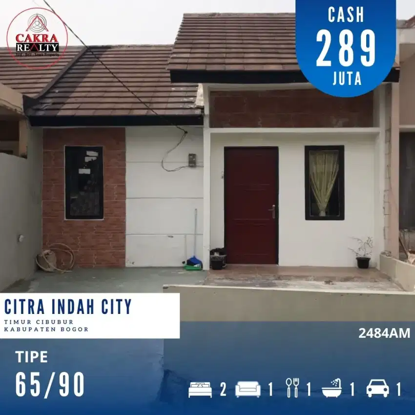 Rumah Murah type 65/90 di Citra Indah City