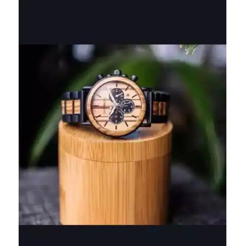 Jam tangan kayu x besi