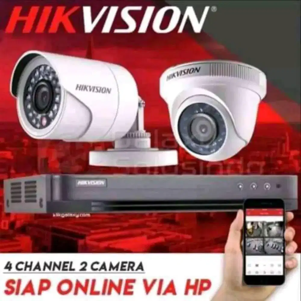 Promo Kamera cctv komplit gratis jasa pasang