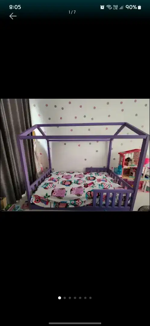 Bed Frame Anak/Tempat Tidur Anak (Tanpa Kasur)