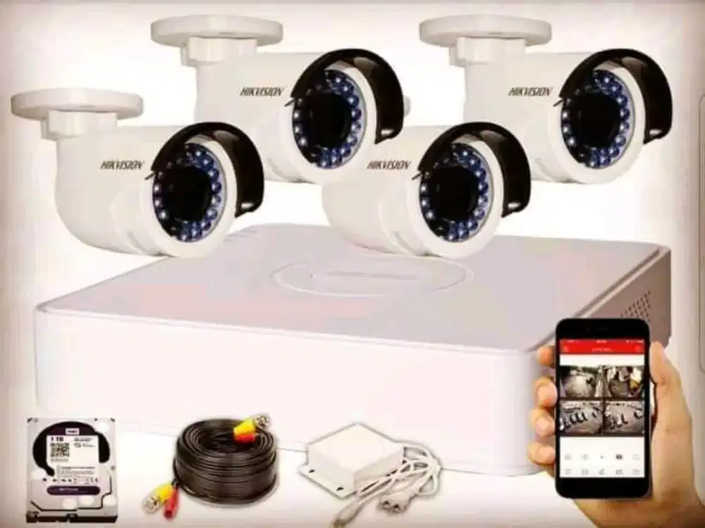 JUAL CAMERA CCTV 2MP 5MP MURAH FREE PASANG