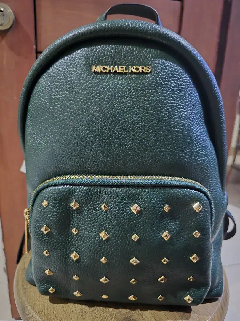 Preloved Tas Wanita Michael Kors Backpack Leather (Original)