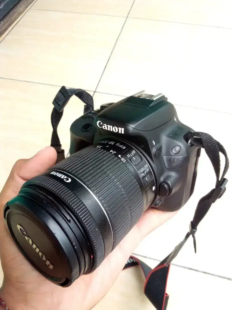 Canon 100d lensa kit 18-55mm stm touchscreen