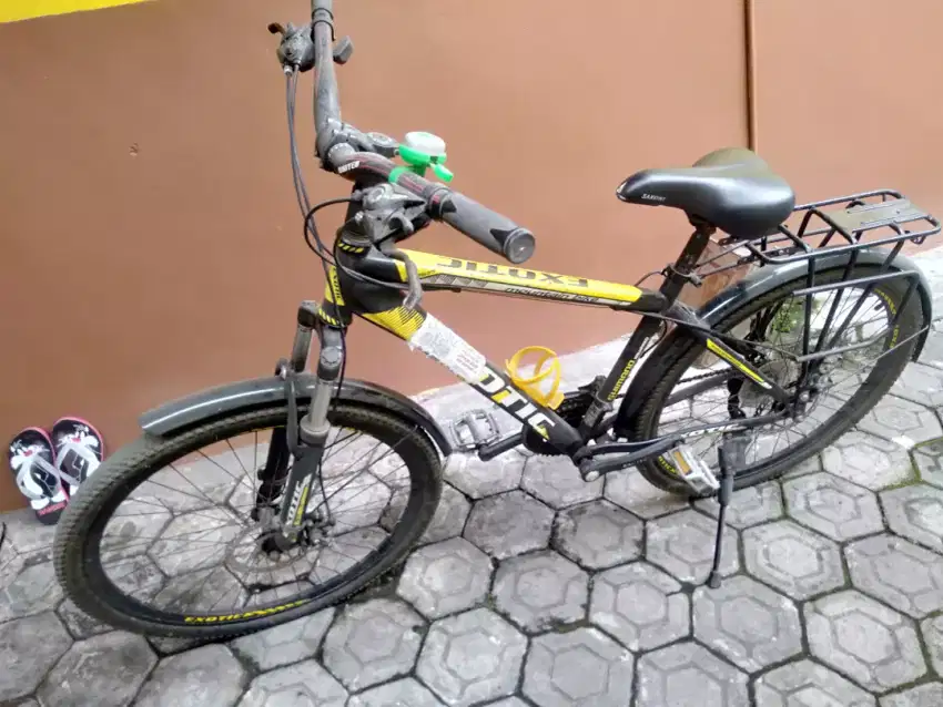 Sepeda MTB apa adanya 2x7 speed