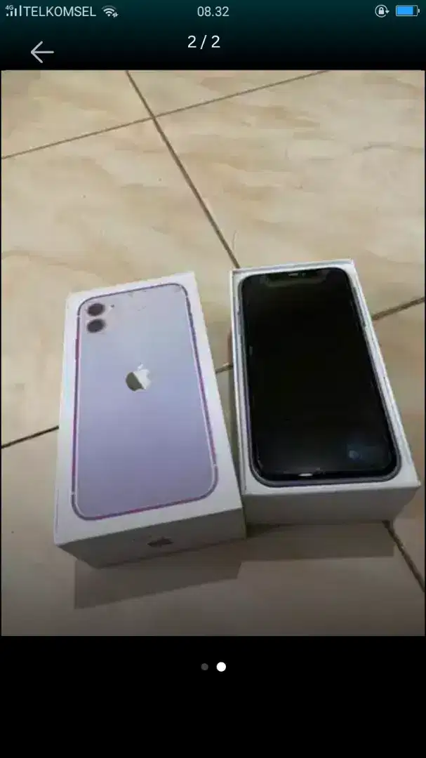 Iphone 11 purple 128 gb