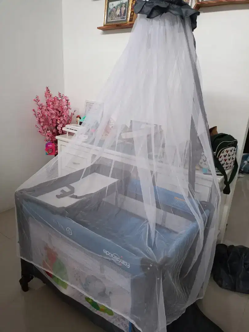 Tempat tidur bayi baru di pakai 6 bulan