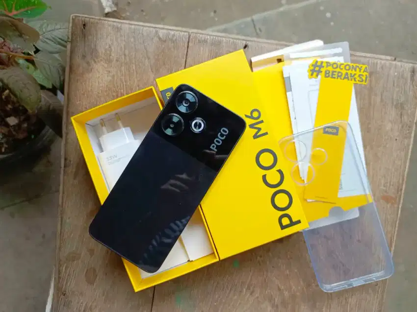 Xiaomi poco m6 ram 8/256 like new (setara redmi note 13c 14c pro )