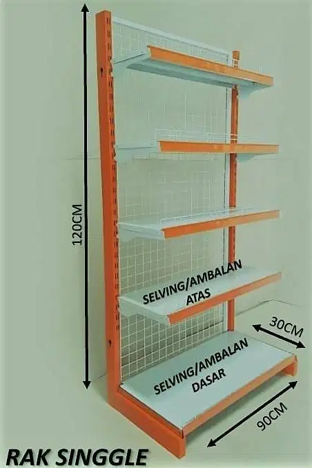 MURAH DAN TEBAL Rak Minimarket Single 180cm (Starter)