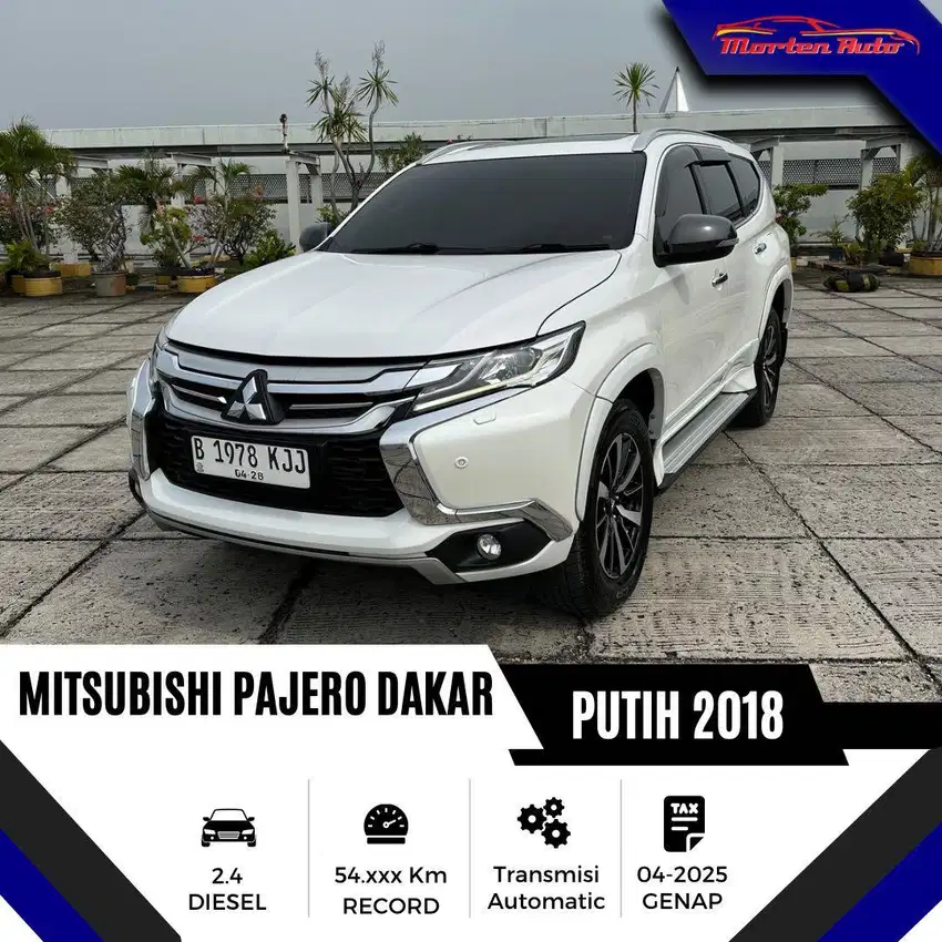 Mitsubishi Pajero Dakar 2.4 At 4x2 2018 Km 54 Ribu Record Bergaransi