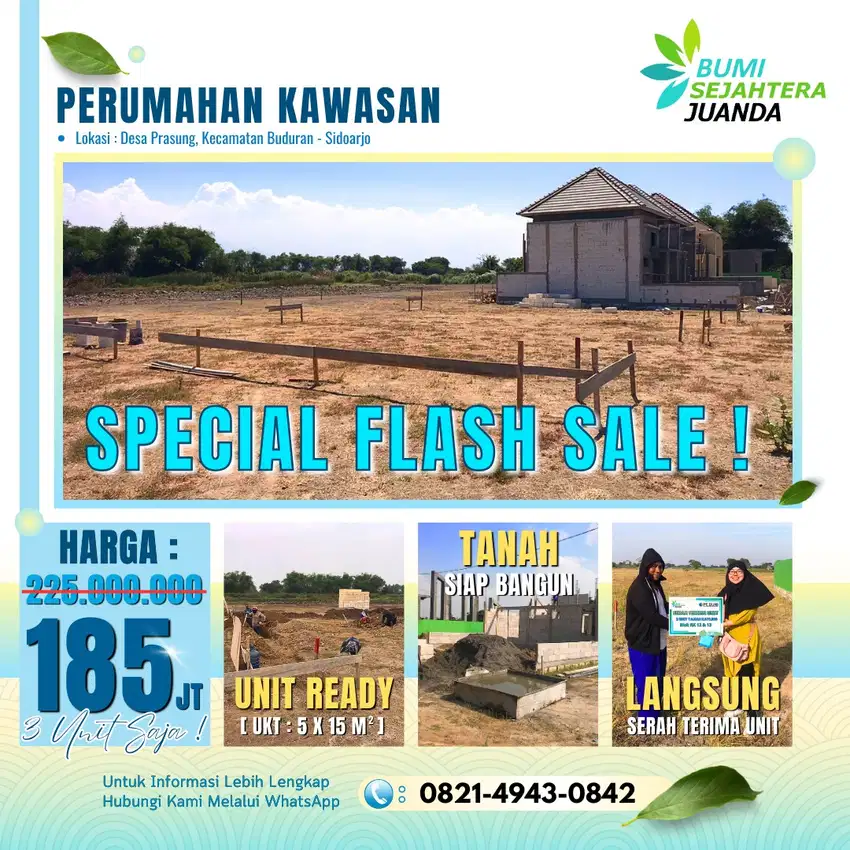 READY TANAH RUKO SIAP BANGUN DALAM KAWASAN PERUMAHAN