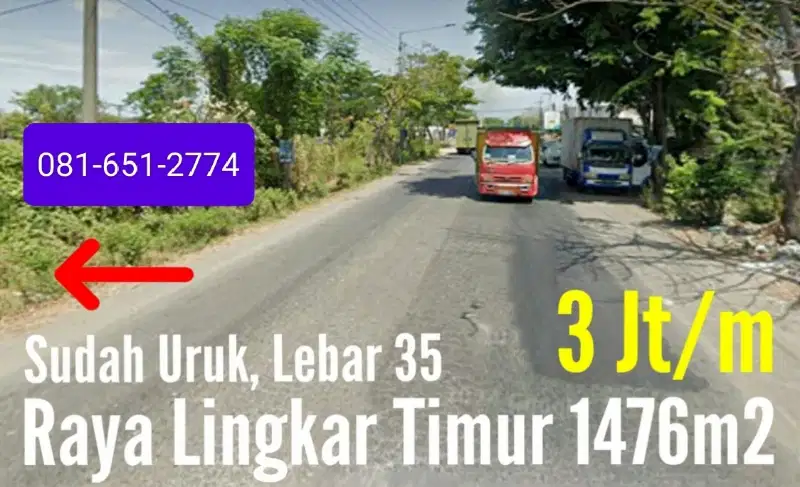 Tanah di Lingkar Timur Sidoarjo